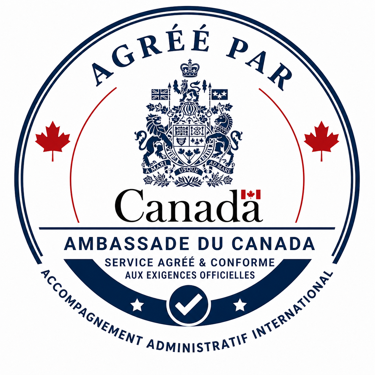 Agréé par l'Ambassade du Canada